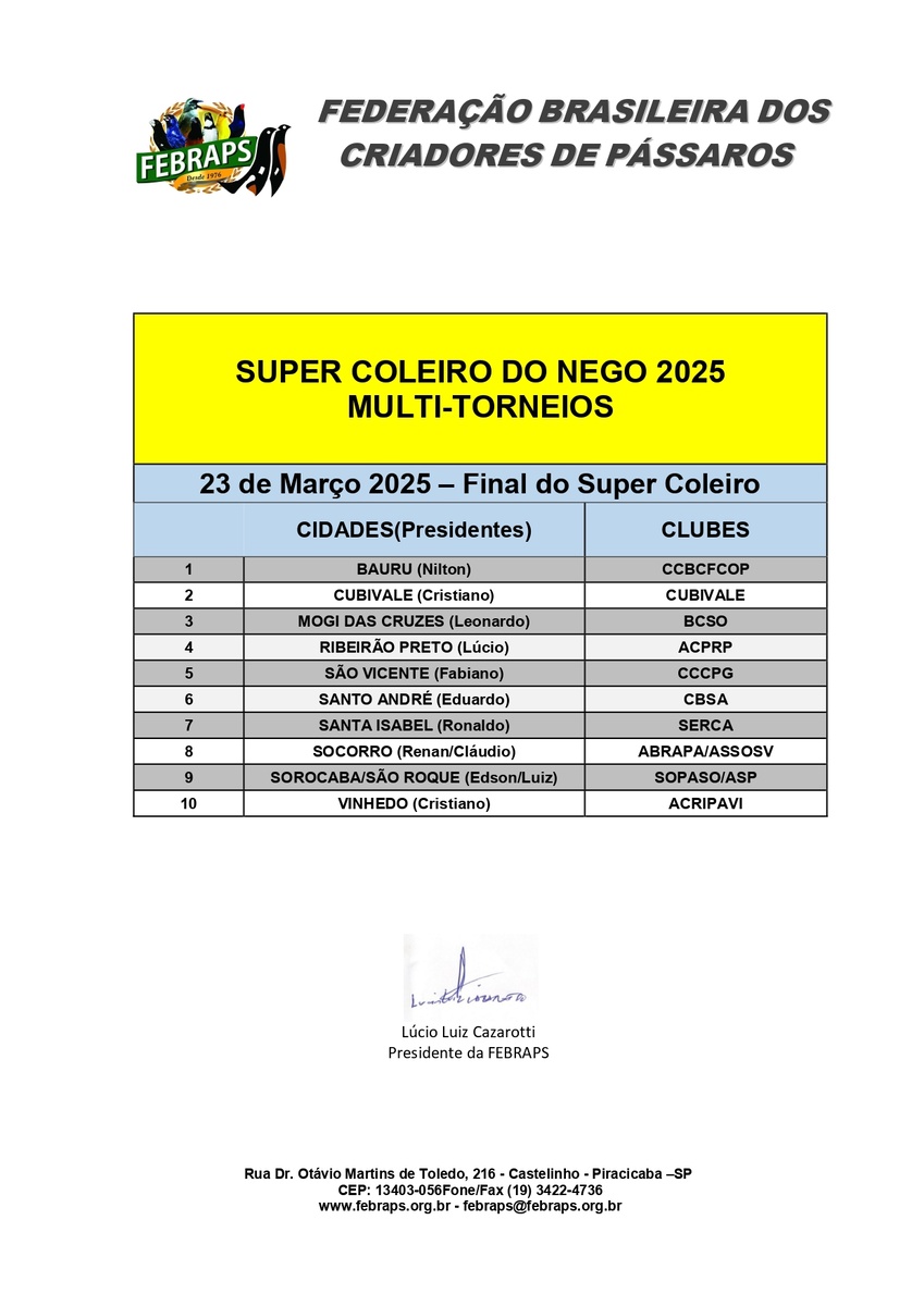 SUPER COLEIRO DO NEGO 2025 - FINAL DO SUPER COLEIRO DO NEO
